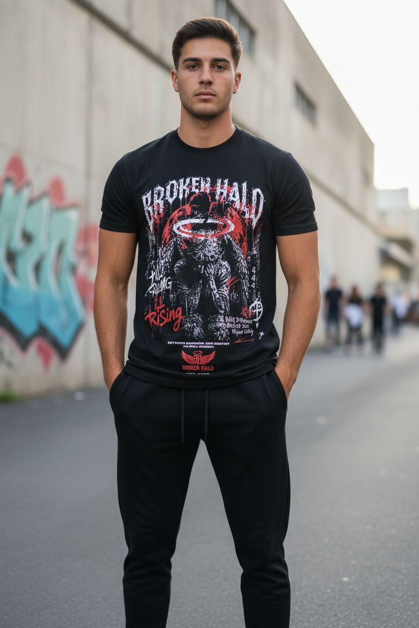 Broken Halo oversized Tee